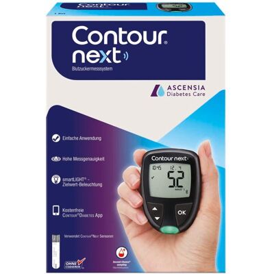 Contour Next NEU Set Blutzuckermessgerät mmol/l 1 St Gerät Contour Next NEU Set Blutzuckermessgerät mmol/l 1 St Gerät