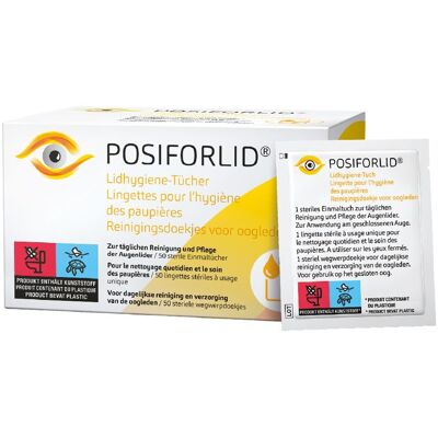 Posiforlid Lidhygiene-Tücher 50 St Tücher Posiforlid Lidhygiene-Tücher 50 St Tücher
