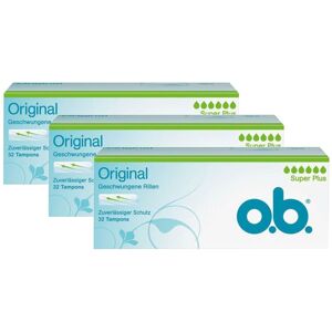 O.b. Tampons super plus 3er-Pack 3x32 St Tampon