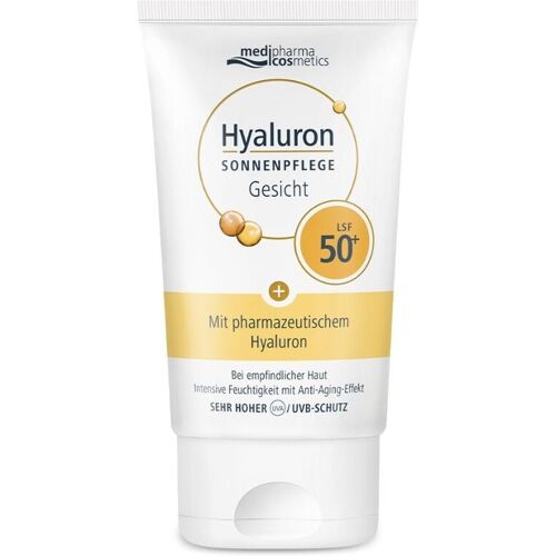 medipharma cosmetics Hyaluron Sonnenpflege Gesicht Creme LSF 50+ 50 ml
