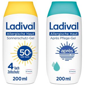 Ladival Allergische Haut Sonnenschutz-Gel Lsf50+ + Après Pflege-G 2x200 ml Kombipackung Ladival Allergische Haut Sonnenschutz-Gel Lsf50+ + Après Pflege-G 2x200 ml Kombipackung