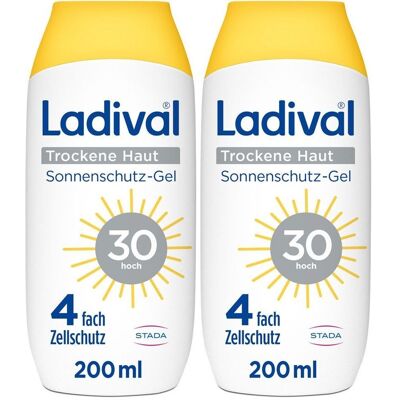 Ladival trockene Haut Sonnenschutz-Lotion LSF 30 x2 2x200 ml Lotion Ladival trockene Haut Sonnenschutz-Lotion LSF 30 x2 2x200 ml Lotion