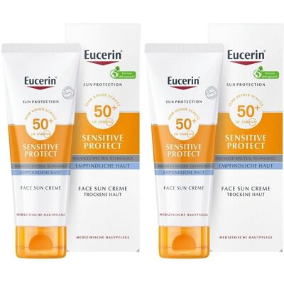 Eucerin Sun Creme LSF 50+ 2x 2x50 ml Eucerin Sun Creme LSF 50+ 2x 2x50 ml