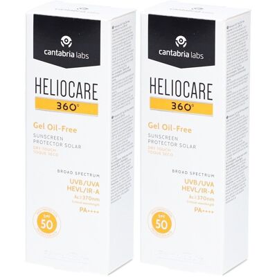 Heliocare 360° Gel oil-free SPF 50 2x 2x50 ml Heliocare 360° Gel oil-free SPF 50 2x 2x50 ml