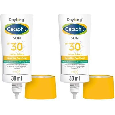 Cetaphil Sun Daylong SPF 30 sens.Gel-Fluid Gesicht 2x 2x30 ml Gel Cetaphil Sun Daylong SPF 30 sens.Gel-Fluid Gesicht 2x 2x30 ml Gel