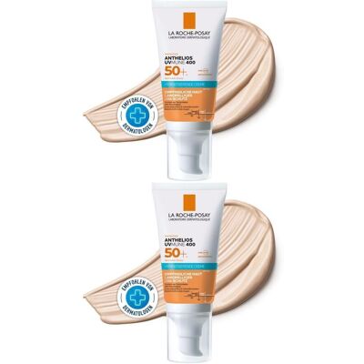 La Roche-Posay Roche-Posay Anthelios hydratis.Cre.getönt LSF 50+ 2x 2x50 ml Creme La Roche-Posay Roche-Posay Anthelios hydratis.Cre.getönt LSF 50+ 2x 2x50 ml Creme