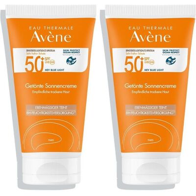 Avene Sonnencreme SPF 50+ getönt 2x 2x50 ml Creme Avene Sonnencreme SPF 50+ getönt 2x 2x50 ml Creme