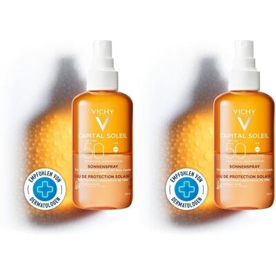 Vichy Capital Soleil Sonnenspray braun LSF 50 2x 2x200 ml Spray Vichy Capital Soleil Sonnenspray braun LSF 50 2x 2x200 ml Spray
