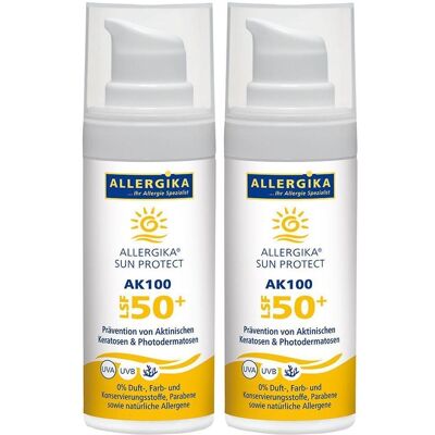 Allergika SUN Protect Ak100 Creme LSF 50+ 2x 2x50 ml Allergika SUN Protect Ak100 Creme LSF 50+ 2x 2x50 ml