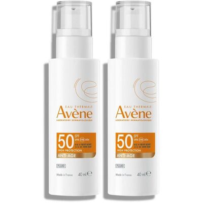 Avene Anti-Age Fluid SPF 50 2x 2x40 ml Emulsion Avene Anti-Age Fluid SPF 50 2x 2x40 ml Emulsion