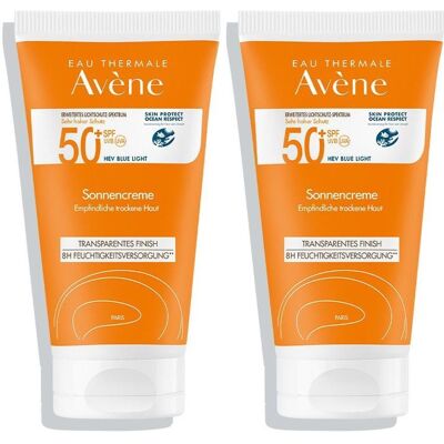 Avene Sonnencreme SPF 50+ 2x 2x50 ml Creme Avene Sonnencreme SPF 50+ 2x 2x50 ml Creme