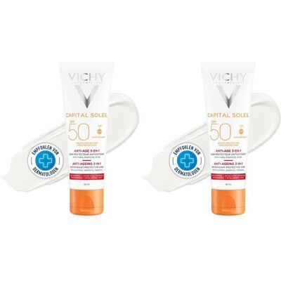 Vichy Idéal Soleil Sonnenpflege Anti-Age 2x 2x50 ml Sonnenschutzcreme Vichy Idéal Soleil Sonnenpflege Anti-Age 2x 2x50 ml Sonnenschutzcreme