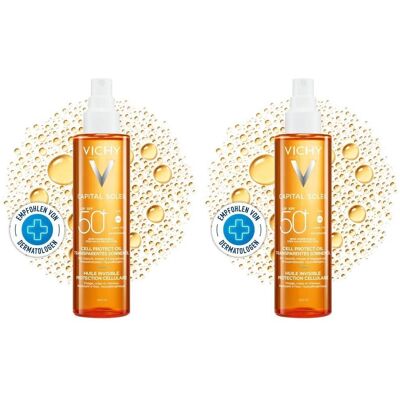 Vichy Capital Soleil Cell Protect Oil LSF 50 2x 2x200 ml Öl Vichy Capital Soleil Cell Protect Oil LSF 50 2x 2x200 ml Öl