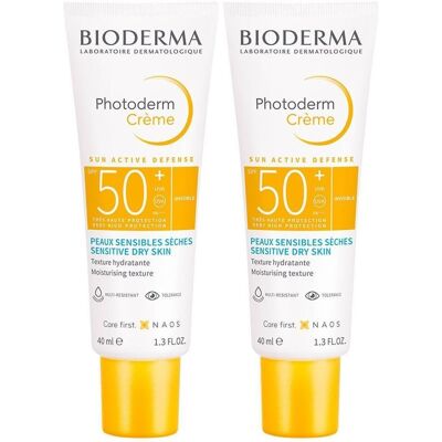 Bioderma Photoderm Creme SPF 50+ ungetönt 2x 2x40 ml Bioderma Photoderm Creme SPF 50+ ungetönt 2x 2x40 ml