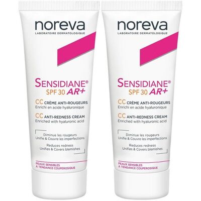 Noreva Sensidiane AR+ CC Creme LSF 30 2x 2x40 ml Noreva Sensidiane AR+ CC Creme LSF 30 2x 2x40 ml