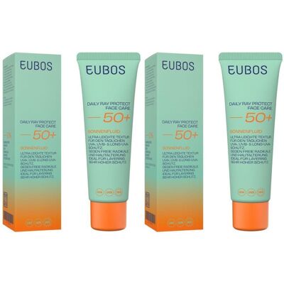 Eubos Daily Ray Protect Fluid LSF 50+ 2x 2x50 ml Tagescreme Eubos Daily Ray Protect Fluid LSF 50+ 2x 2x50 ml Tagescreme