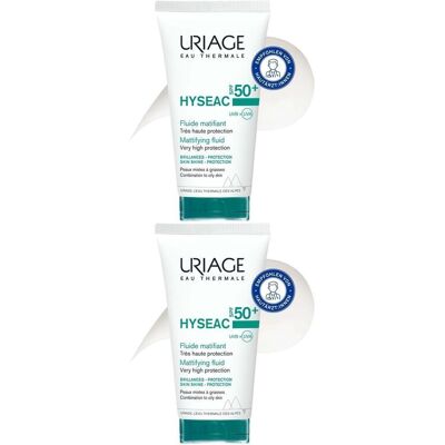 Uriage Hyseac Fluid SPF 50+ 2x 2x50 ml Flüssigkeit Uriage Hyseac Fluid SPF 50+ 2x 2x50 ml Flüssigkeit