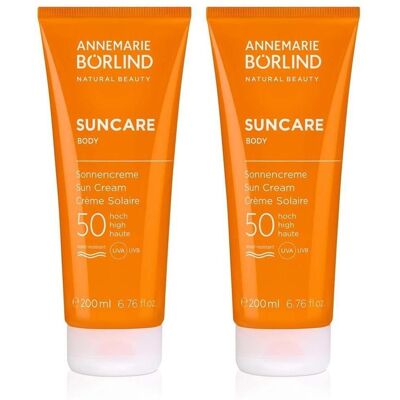 ANNEMARIE BÖRLIND Börlind Suncare Body Sonnencreme LSF 50 2x 2x200 ml Creme ANNEMARIE BÖRLIND Börlind Suncare Body Sonnencreme LSF 50 2x 2x200 ml Creme