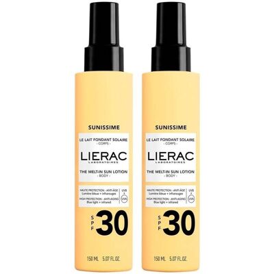 Lierac Sunissime Milch LSF 30 2x 2x150 ml Creme Lierac Sunissime Milch LSF 30 2x 2x150 ml Creme
