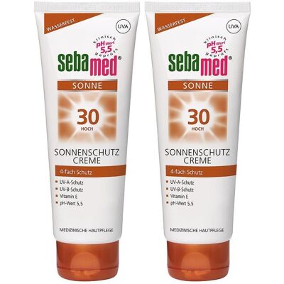 Sebamed Sonnenschutz Creme LSF 30 2x 2x75 ml Sonnenschutzcreme Sebamed Sonnenschutz Creme LSF 30 2x 2x75 ml Sonnenschutzcreme