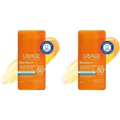 Uriage Bariesun Glow Stick SPF 50+ 2x 2x18 g Stifte Uriage Bariesun Glow Stick SPF 50+ 2x 2x18 g Stifte