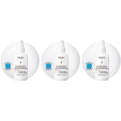 Vichy Capital Soleil UV-Age daily LSF 50+ x3 3x80 ml Flüssigkeit Vichy Capital Soleil UV-Age daily LSF 50+ x3 3x80 ml Flüssigkeit