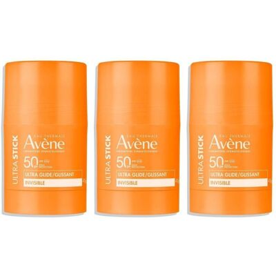 Avene Ultra Stick Invisible SPF 50 x3 3x45 g Stifte Avene Ultra Stick Invisible SPF 50 x3 3x45 g Stifte