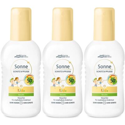 medipharma cosmetics Sonne Schutz & Pflege Spray Kids LSF 50+ x3 3x200 ml medipharma cosmetics Sonne Schutz & Pflege Spray Kids LSF 50+ x3 3x200 ml