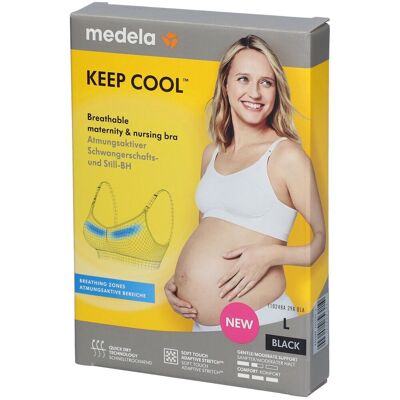 Medela Keep Cool BH L schwarz 1 St Bustier Medela Keep Cool BH L schwarz 1 St Bustier
