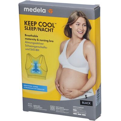Medela Keep Cool Schlaf BH S schwarz 1 St Bustier Medela Keep Cool Schlaf BH S schwarz 1 St Bustier