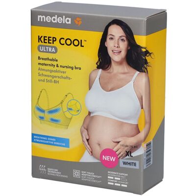 Medela Keep Cool Ultra BH XL weiß 1 St Bustier Medela Keep Cool Ultra BH XL weiß 1 St Bustier
