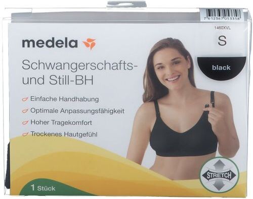 medela Schwangerschafts- und Still-BH schwarz, Gr. S 1 St Bustier