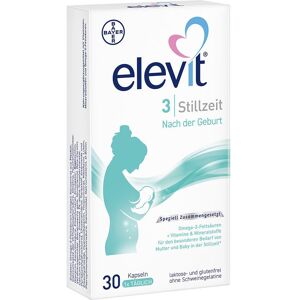 Bayer Elevit 3 Stillzeit Weichkapseln - Vitamine für stillende Frauen Bayer Elevit 3 Stillzeit Weichkapseln - Vitamine für stillende Frauen