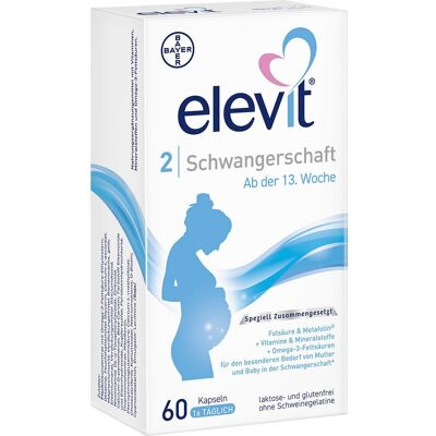 Bayer Elevit 2 Schwangerschaft Weichkapseln - Vitamine & Mineralstoffe Bayer Elevit 2 Schwangerschaft Weichkapseln - Vitamine & Mineralstoffe