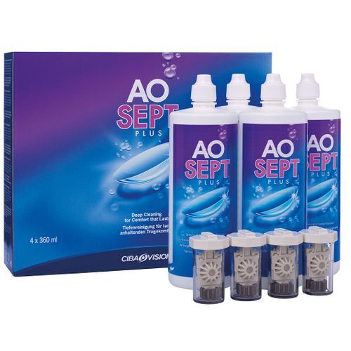 Aosept® Plus Kontaktlinsenpflege 4X360 ml Lösung