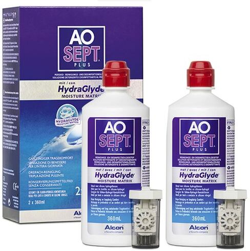 Aosept® Plus mit HydraGlyde® 2X360 ml Lösung