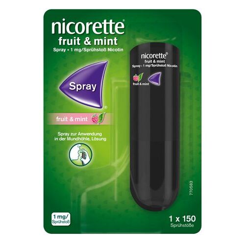 nicorette® Fruit & Mint Spray - 5 € Rabatt* sichern 1 St Spray