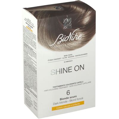 Bionike Shine On 6 Biondo Scuro, Tintura Permanente per Capelli, 1 Kit (50 ml Crema Colorante, 75 ml Rivelatore, 15 ml Maschera) - Haarfärbe Behandlung Bionike Shine On 6 Biondo Scuro, Tintura Permanente per Capelli, 1 Kit (50 ml Crema Colorante, 75 ml Rivelatore, 15 ml Maschera) - Haarfärbe Behandlung