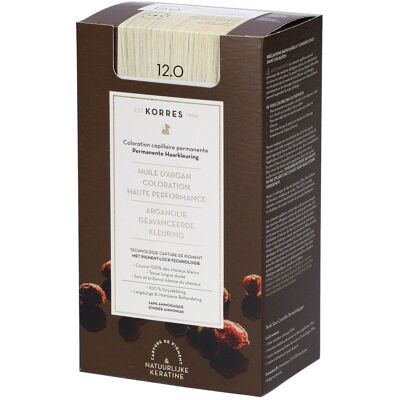 Korres Argan Oil Advanced Colorant 12.0 Special Blonde 1 St Kombipackung Korres Argan Oil Advanced Colorant 12.0 Special Blonde 1 St Kombipackung