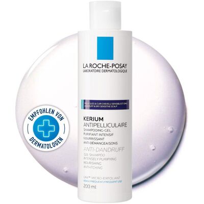 La Roche-Posay Kerium Anti-Schuppen Mikro-Exfoliating Shampoo - 200ml La Roche-Posay Kerium Anti-Schuppen Mikro-Exfoliating Shampoo - 200ml