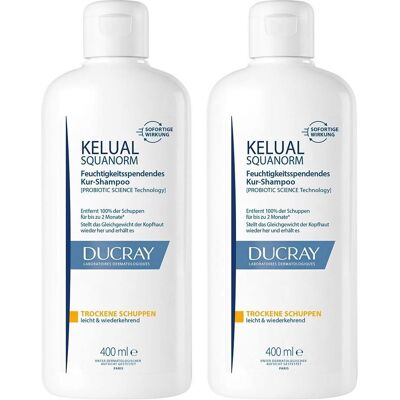 Ducray Kelual Squanorm Anti-Schuppen Shamp.trocken 400ml x2 2x400 ml Shampoo Ducray Kelual Squanorm Anti-Schuppen Shamp.trocken 400ml x2 2x400 ml Shampoo