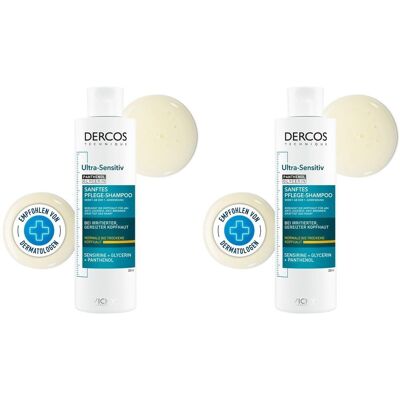 Vichy Dercos ultra-sensitiv Shampoo trock.Kopfhaut 2x 2x200 ml Vichy Dercos ultra-sensitiv Shampoo trock.Kopfhaut 2x 2x200 ml