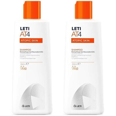 Leti AT4 Shampoo 2x 2x250 ml Leti AT4 Shampoo 2x 2x250 ml