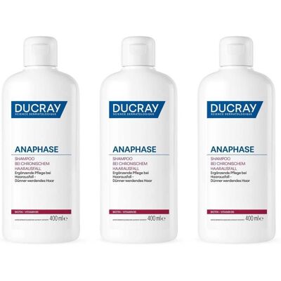 Ducray Anaphase Shampoo b.chronischem Haarausfall x3 3x400 ml Ducray Anaphase Shampoo b.chronischem Haarausfall x3 3x400 ml