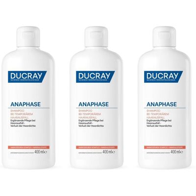 Ducray Anaphase Shampoo b.temporärem Haarausfall x3 3x400 ml Ducray Anaphase Shampoo b.temporärem Haarausfall x3 3x400 ml