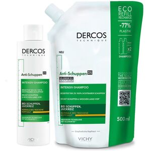 Vichy Dercos Anti-Schuppen Shampoo trock.Kopfhaut + Nachfüllung 200+500 ml