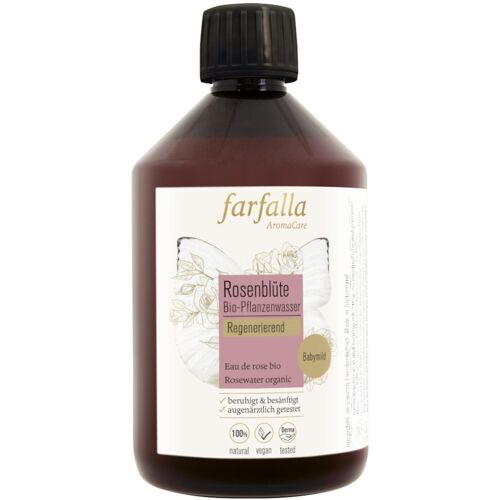 Farfalla Bio-Pflanzenwasser Rosenblüte Fl 500 ml Körperpflege