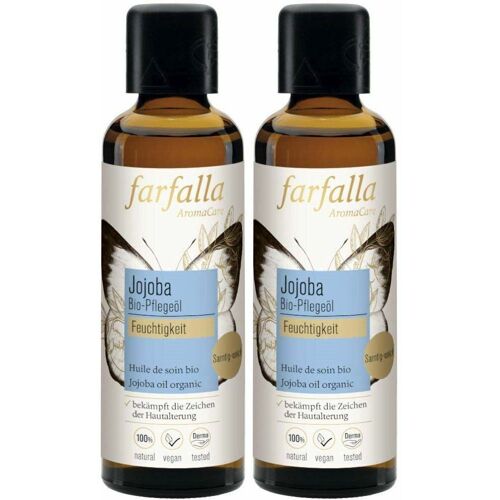 Farfalla Bio-Pflegeöl Jojoba 75 ml x2 2x75 Hautöl