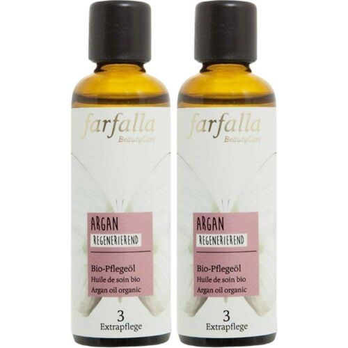 Farfalla Bio-Pflegeöl Argan 75 ml x2 2x75 Hautöl