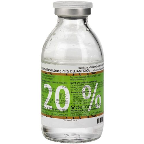 Kochsalzlösung 20% Deltamedica 20x100 ml Infusionslösung